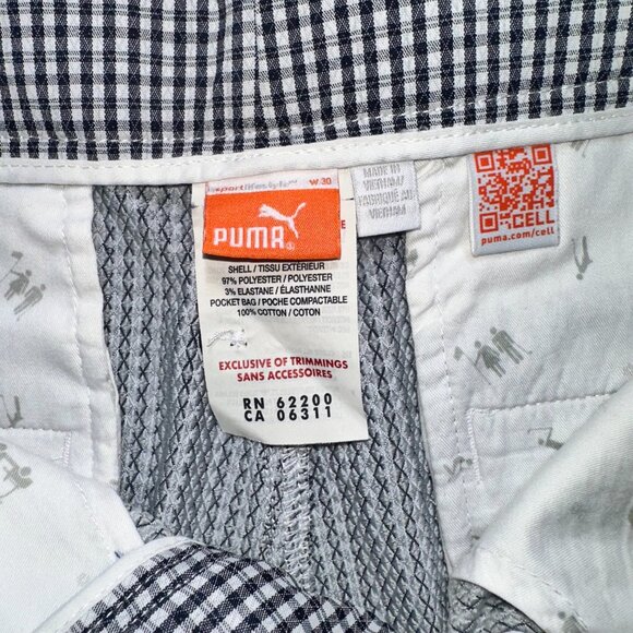 MENS PLAID PUMA SHORTS BUNDLE - 2 PACK - 30W - Picture 7 of 15